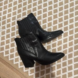Marc Fisher Black Ankle Boots